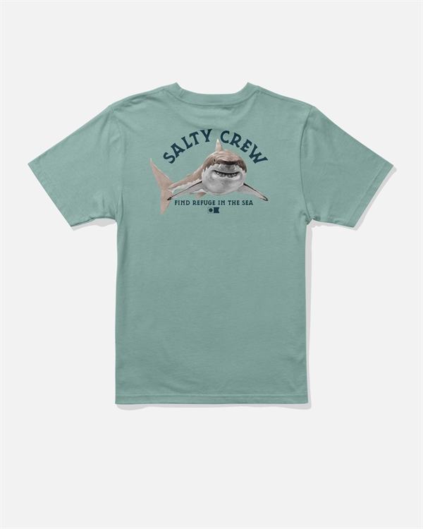 Salty Crew Lurking Boys SS Tee - Mackerel